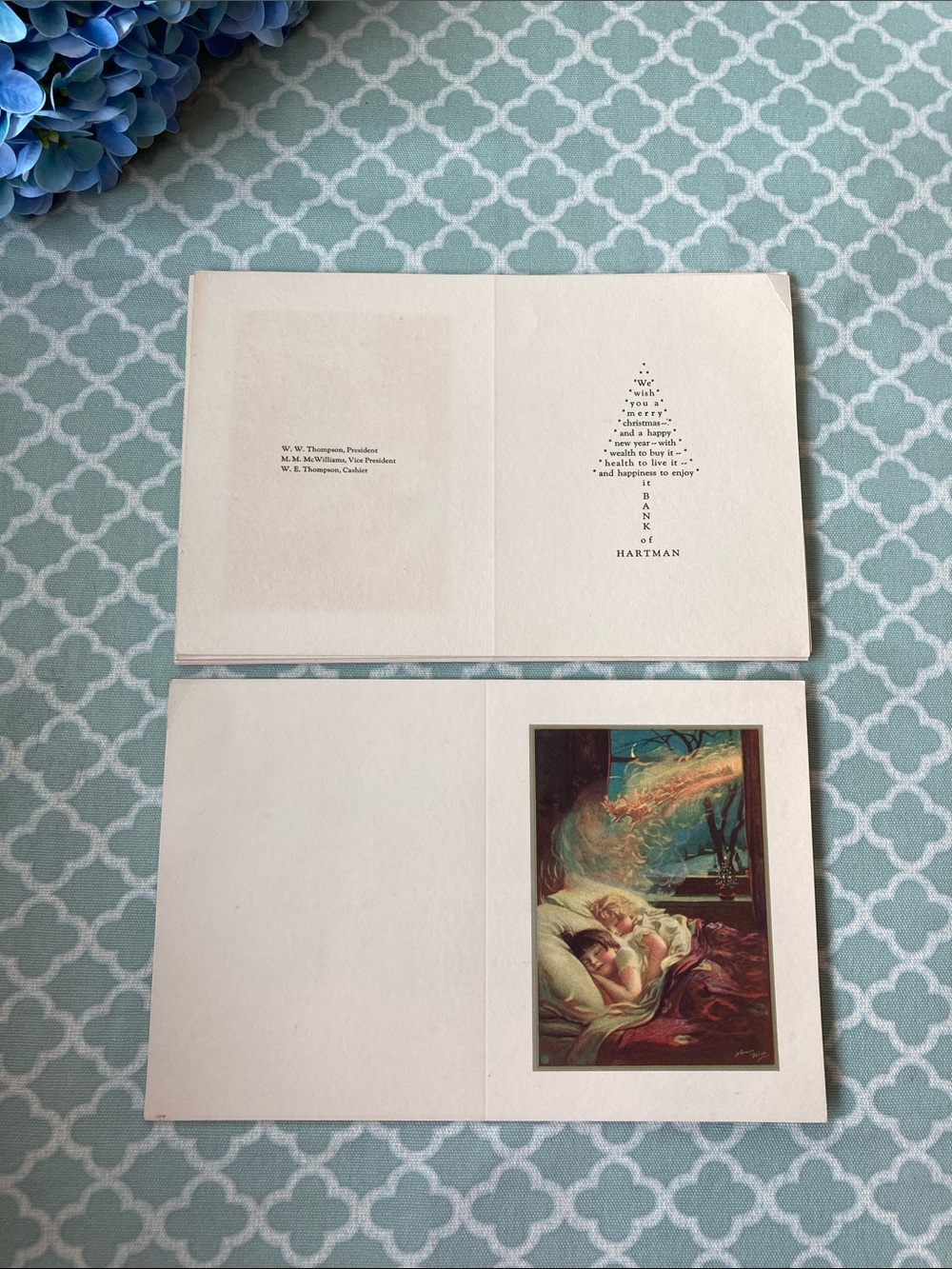 Vintage Bank Christmas Cards 12